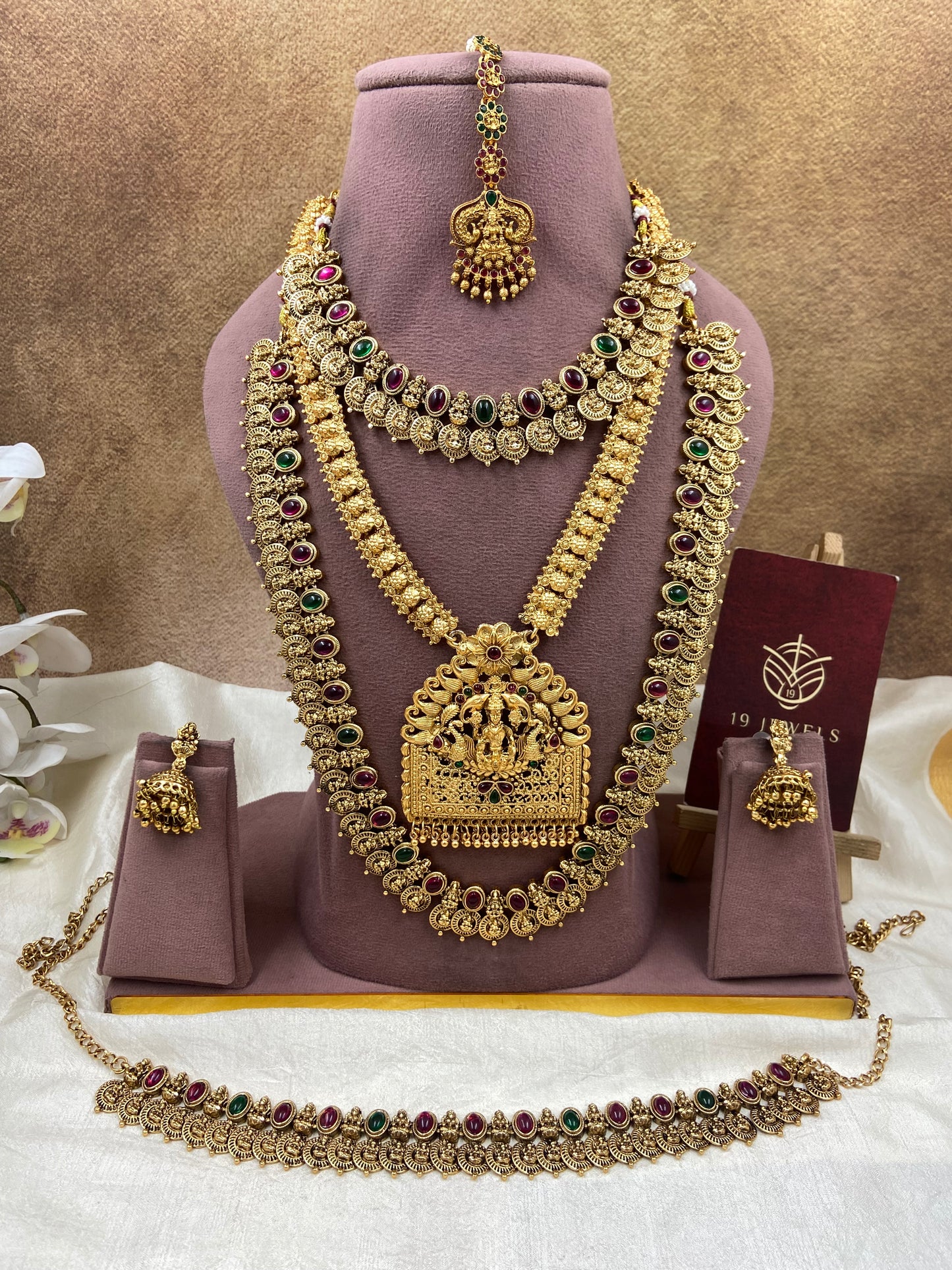 Semi bridal jewellery Sb723-E11-C6
