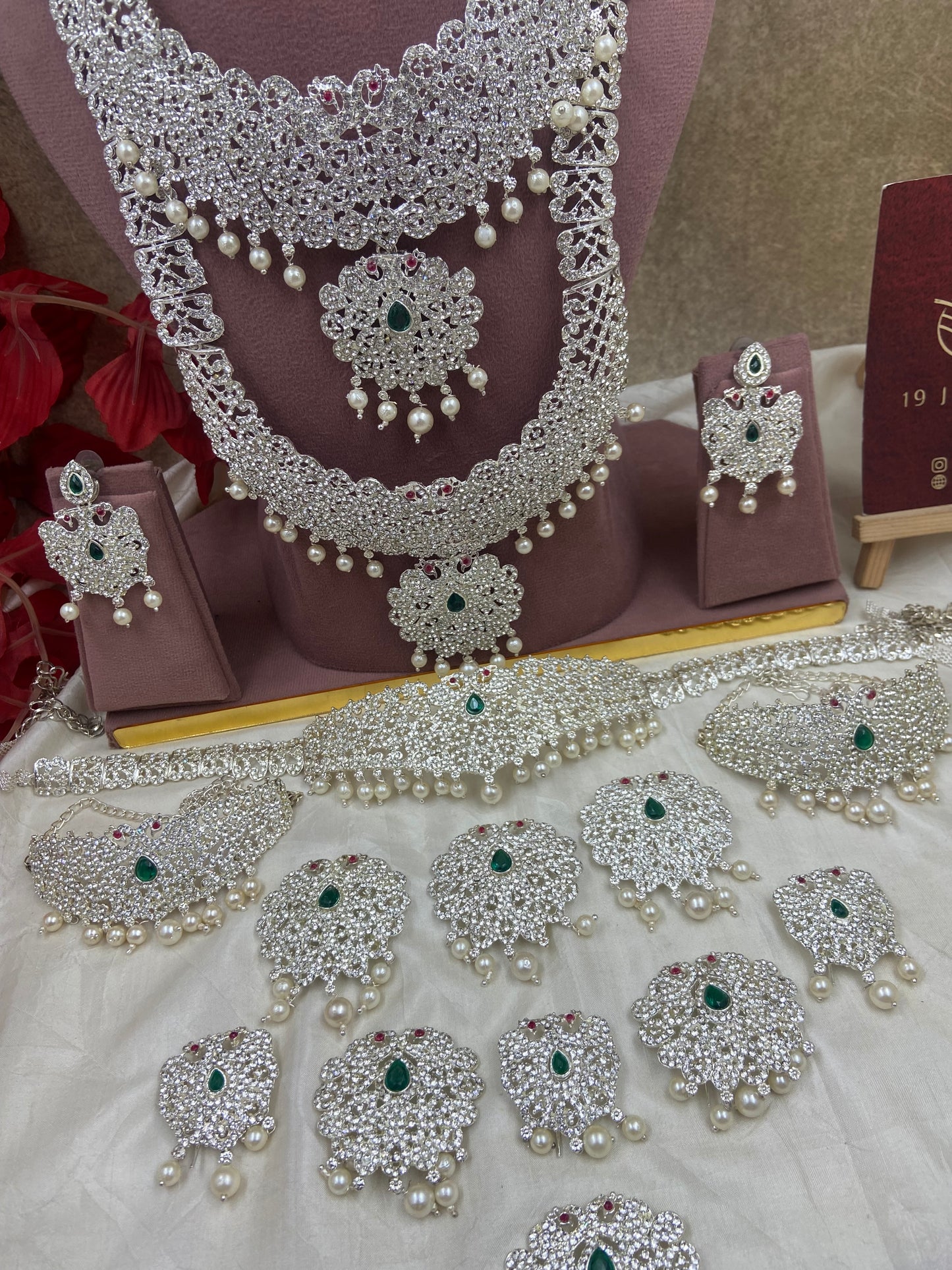 Stone full bridal jewellery Br082