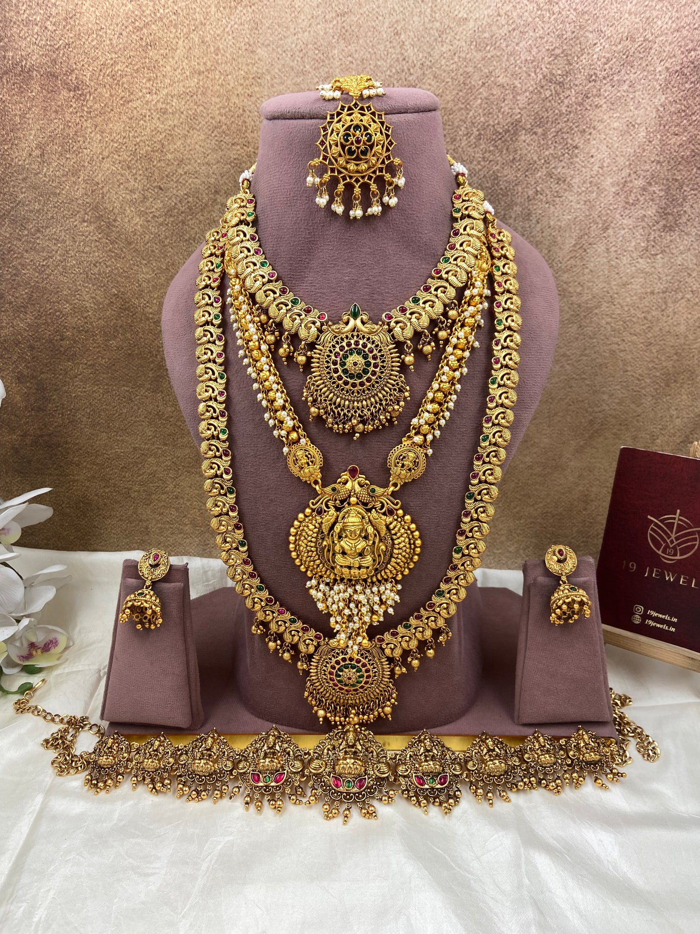 Semi bridal jewellery Sb770-G6-C7