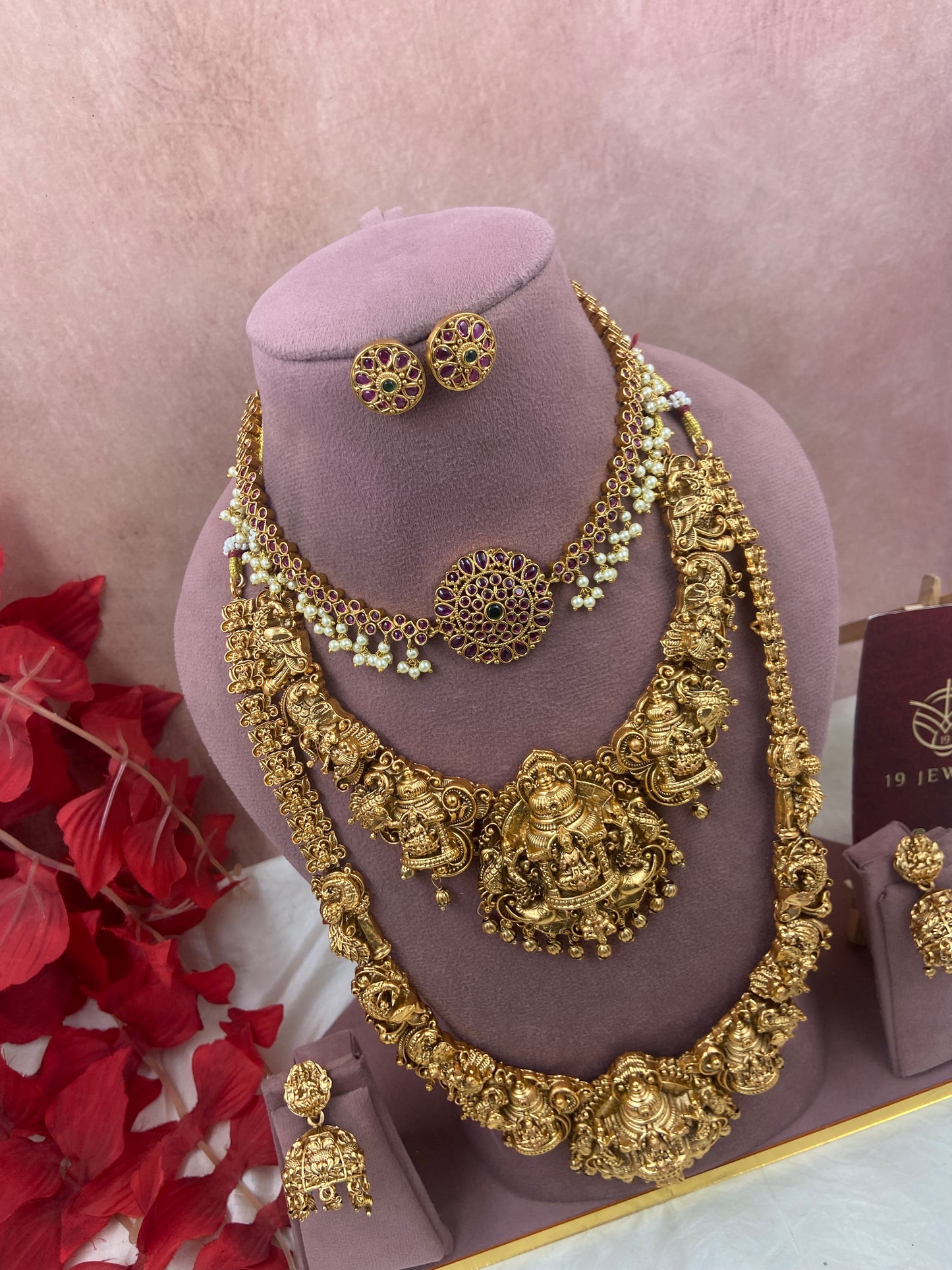 3d semi bridal jewellery Sb597