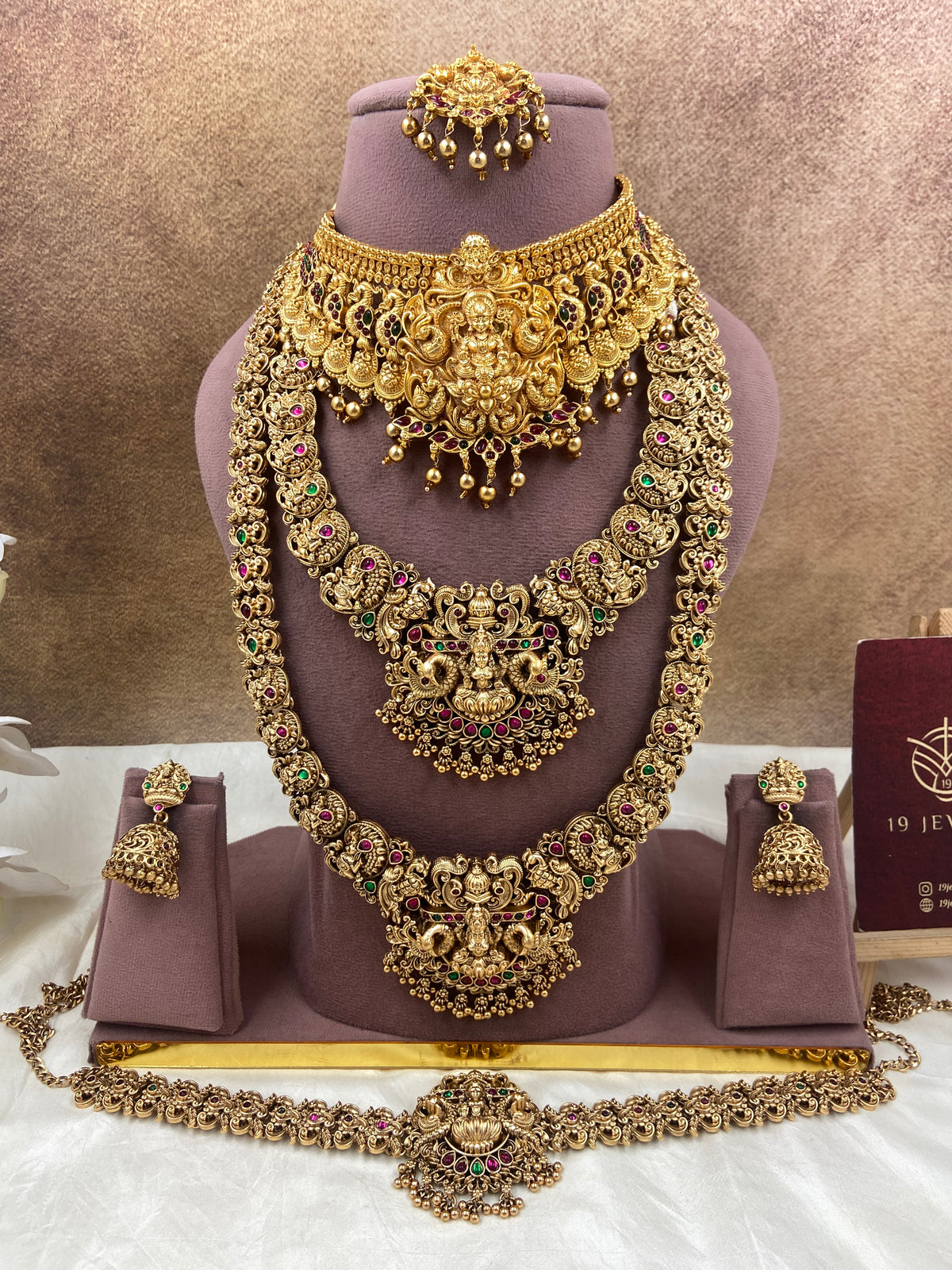 Semi bridal jewellery Sb803
