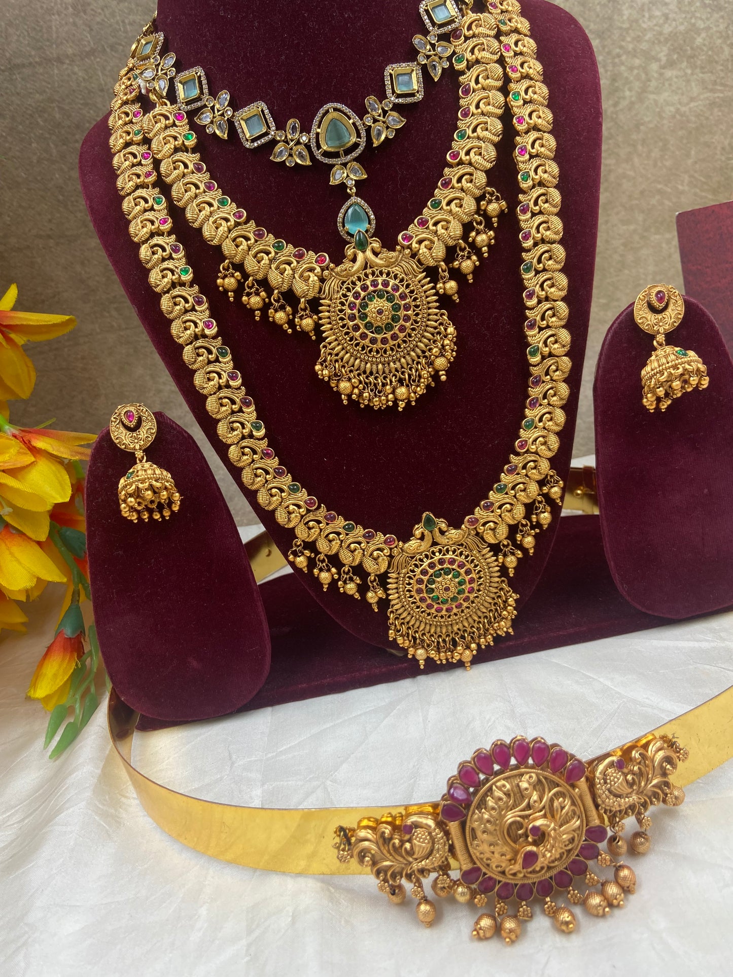Non idol semi bridal jewellery Sb481