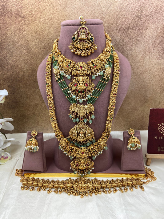 Semi bridal jewellery Sb763-G8-C5