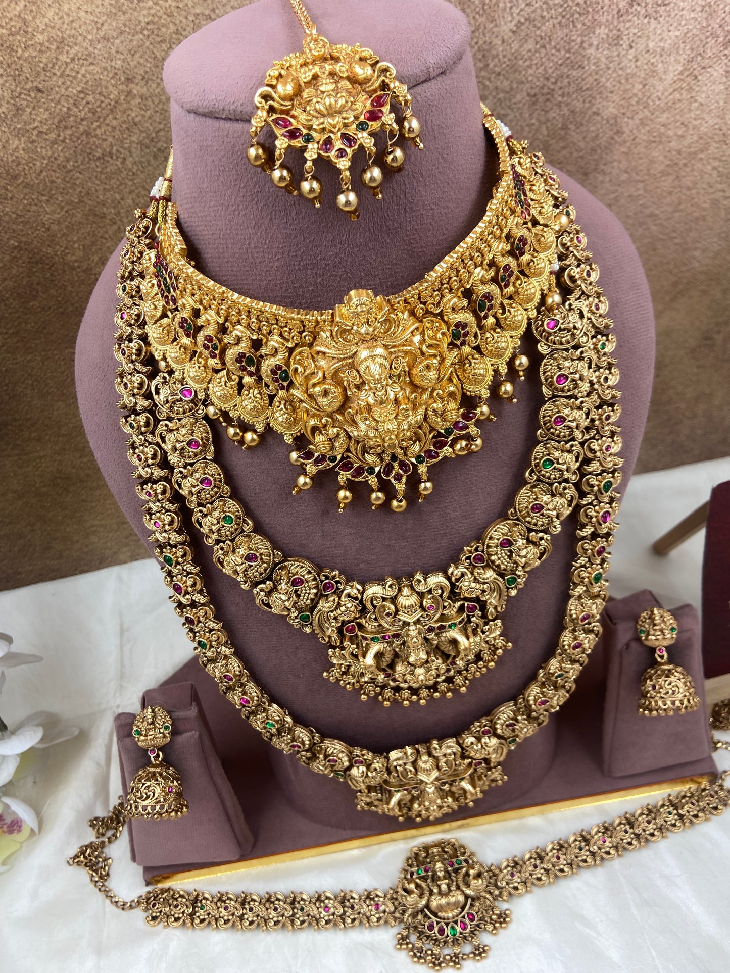 Semi bridal jewellery Sb803