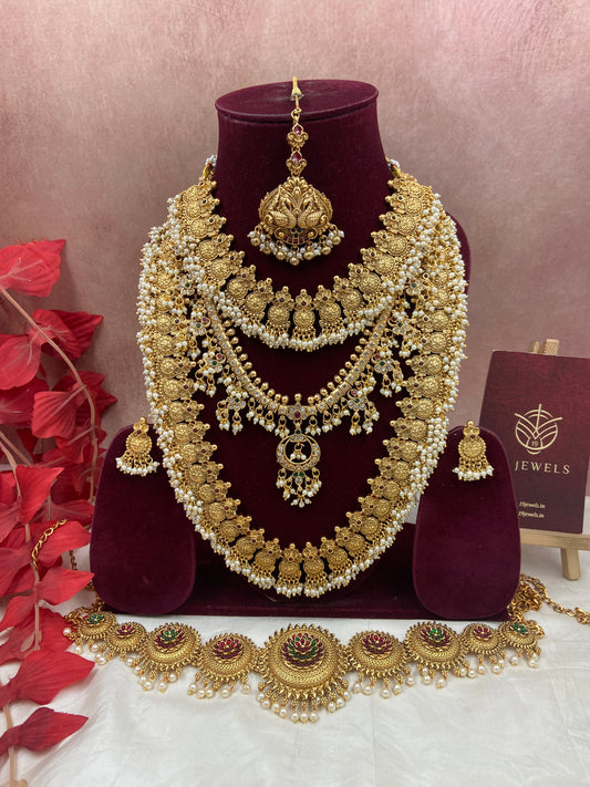 Pearl semi bridal jewellery Sb609