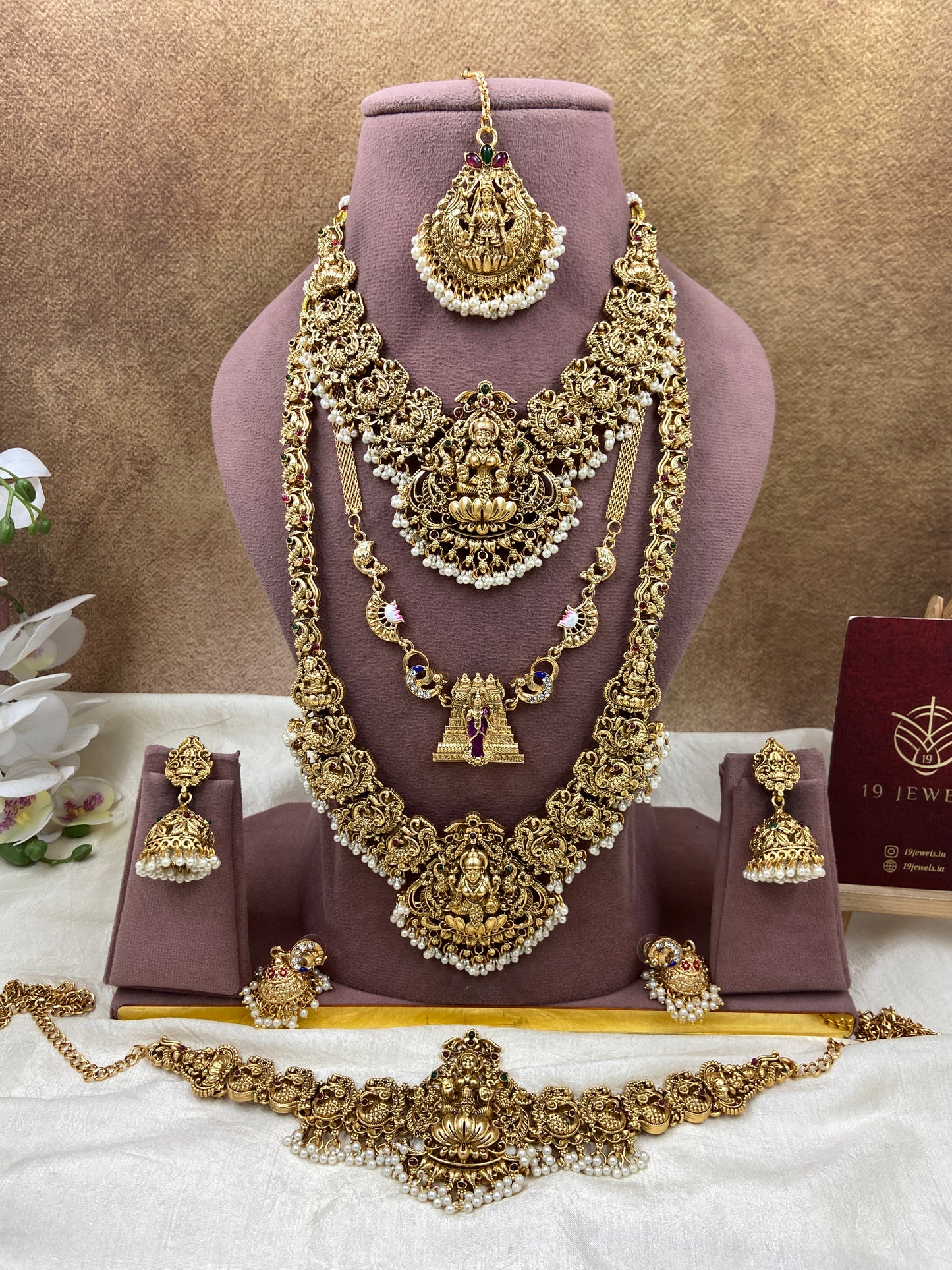 Semi bridal jewellery Sb727-E17-A21