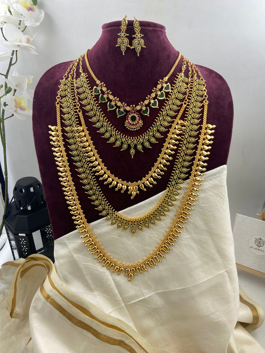 Kerala bridal jewellery Sb285