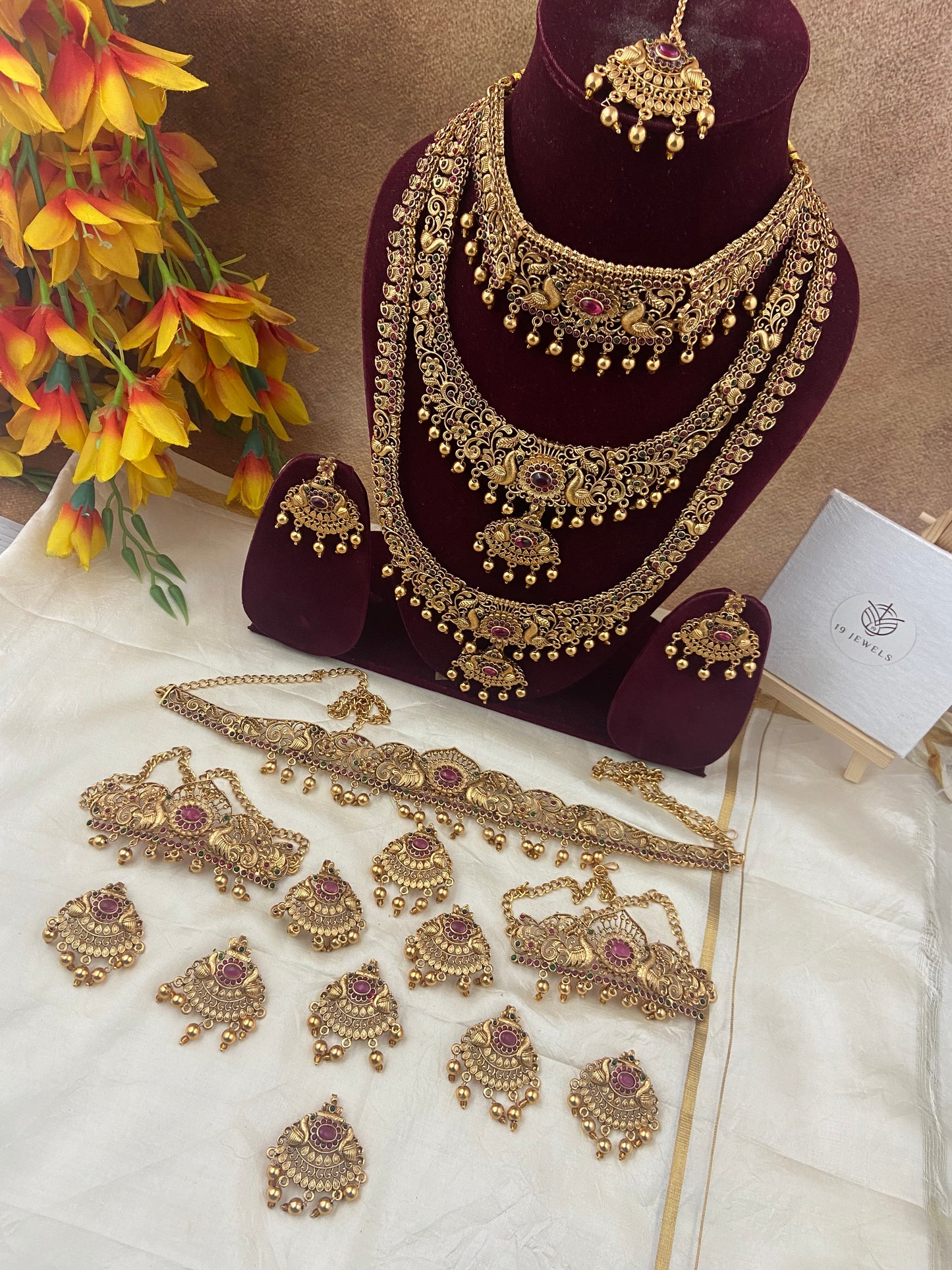 Non idol full bridal jewellery Br109