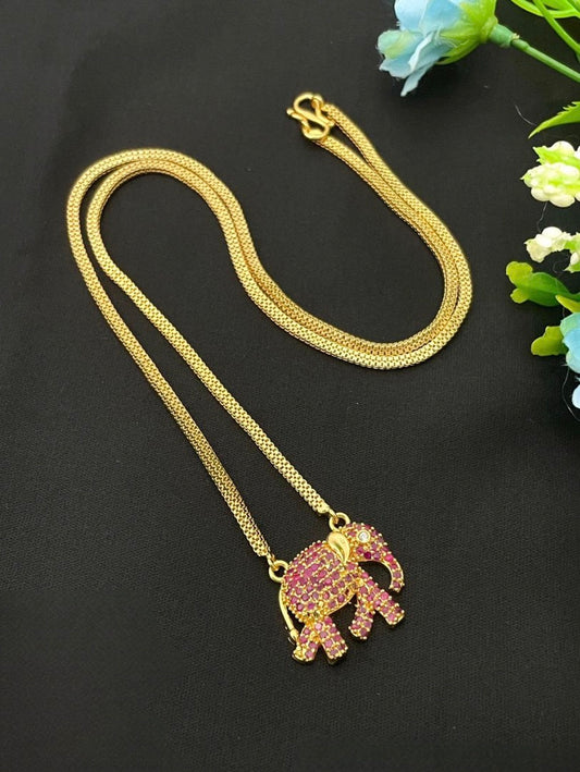 Baby elephant necklace set N473