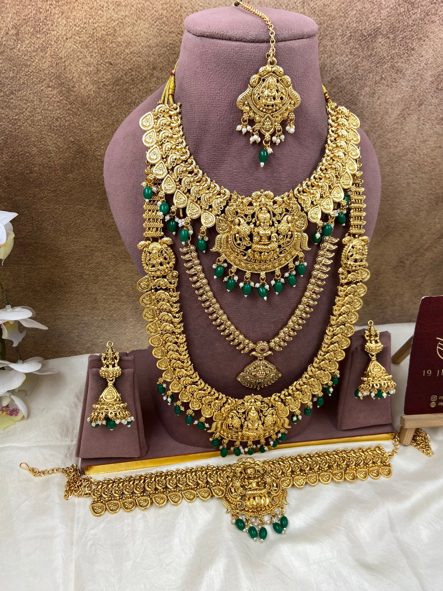 Semi bridal jewellery Sb760-E2-B15