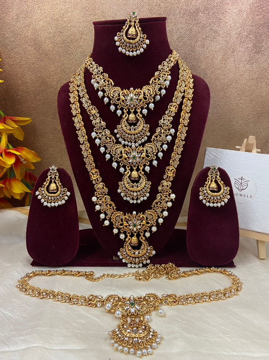 3 layer semi bridal jewellery Sb361