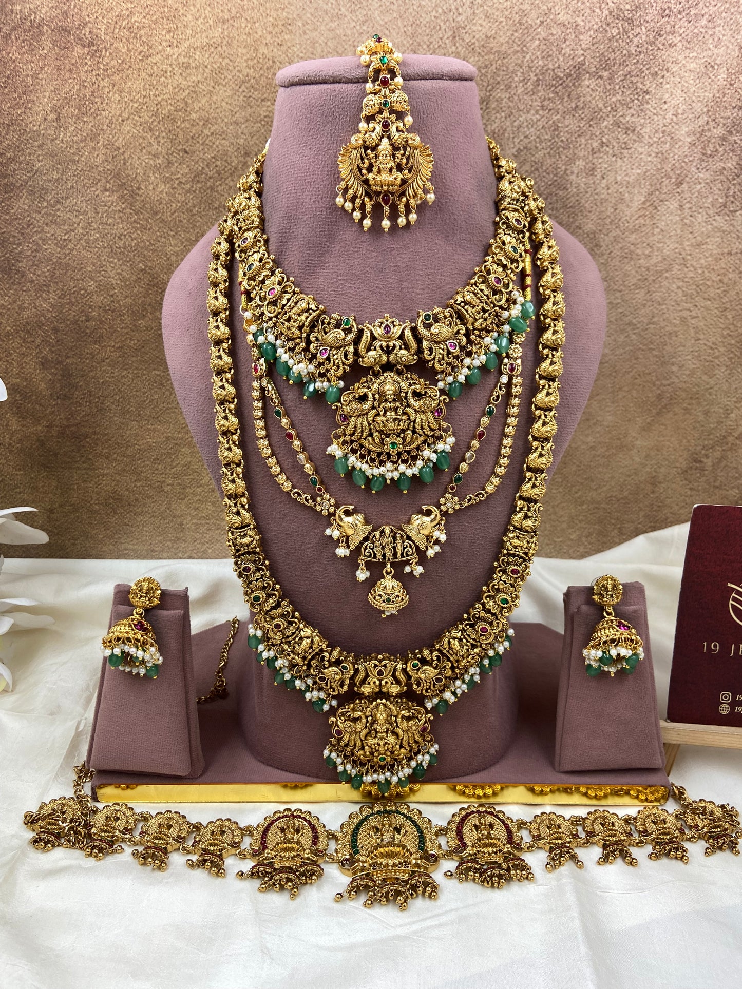 Semi bridal jewellery Sb739-D22-A2