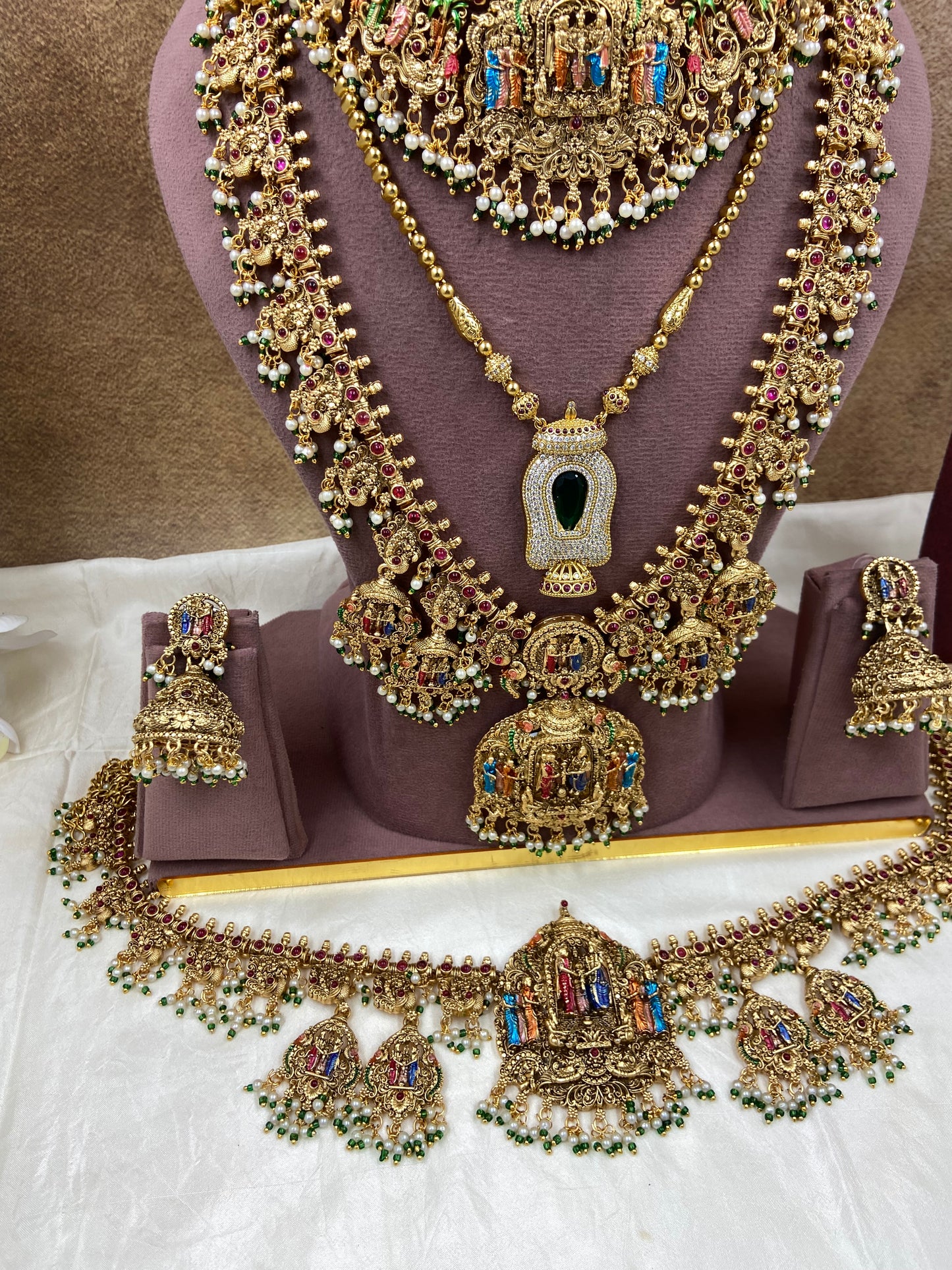 Semi bridal jewellery Sb762-B5