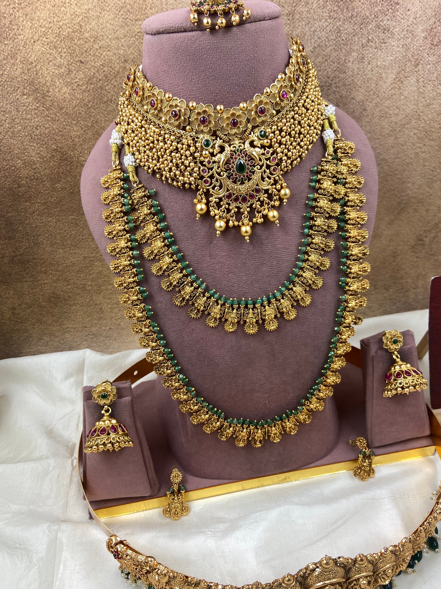 Semi bridal jewellery Sb784