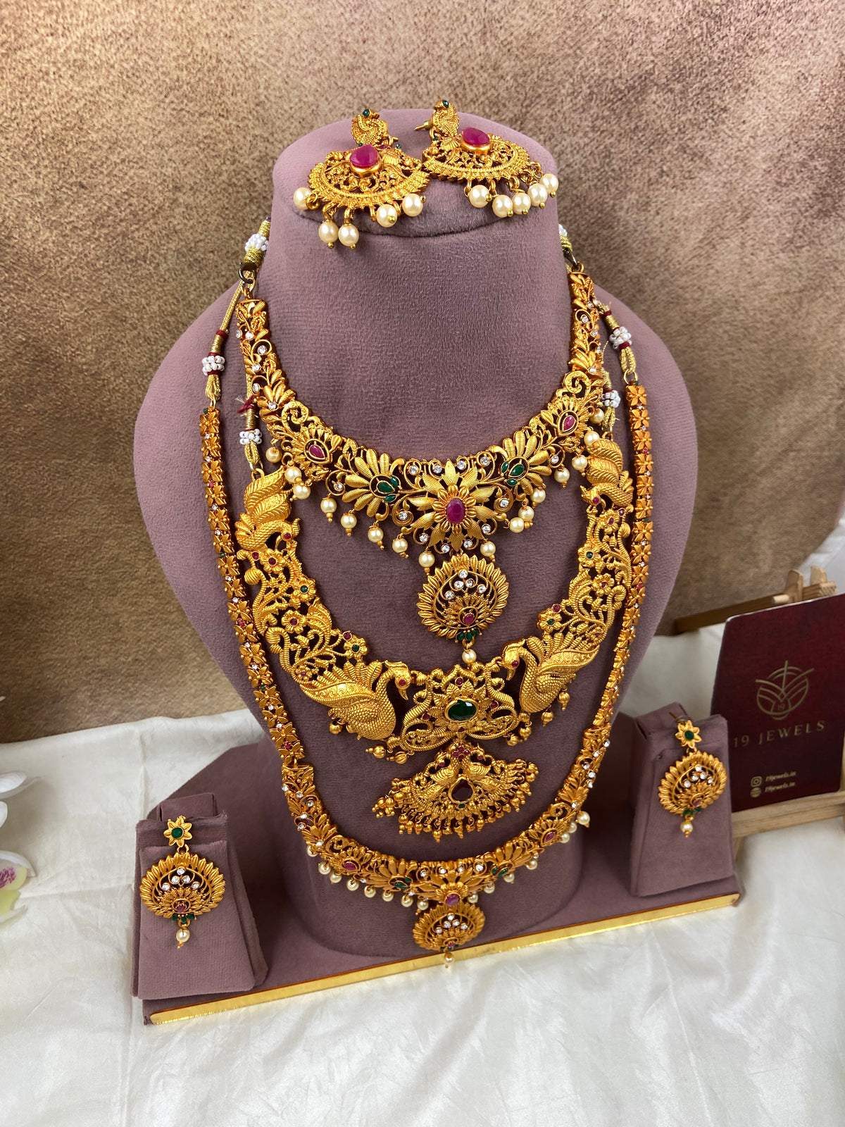 Combo necklace haram set Sb819