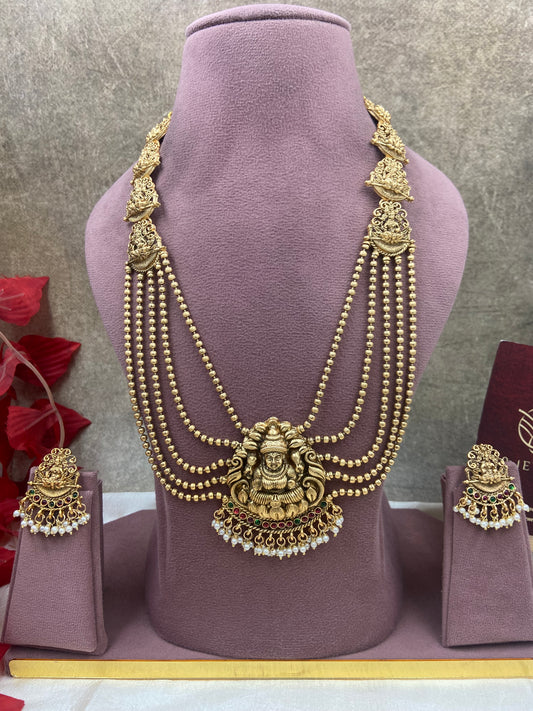 Lakshmi multi layer haram N474