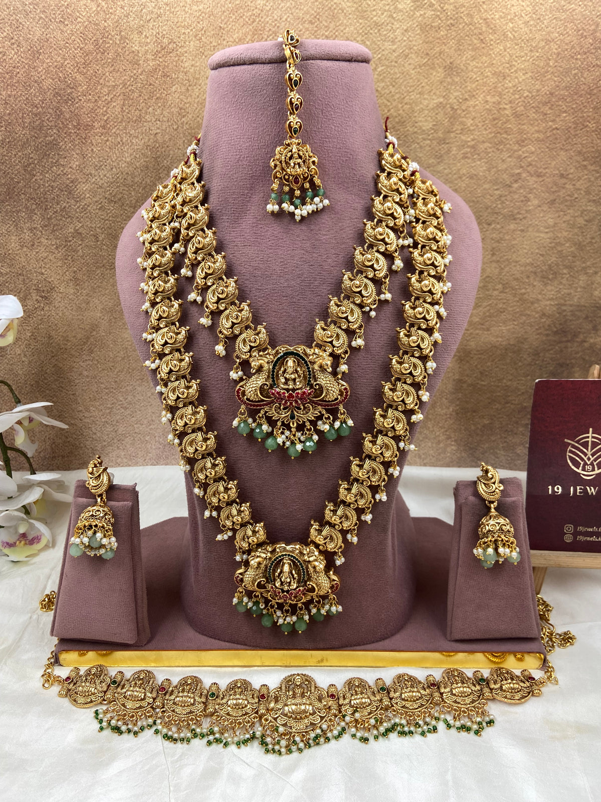3d semi bridal jewellery Sb492-D3-H6