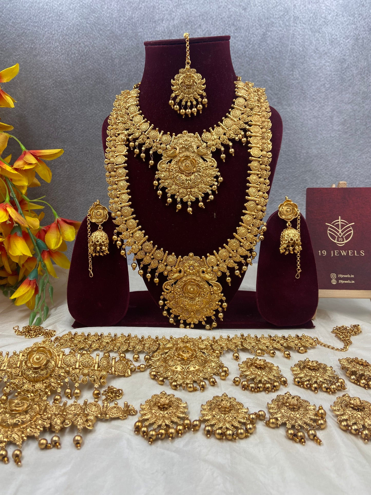 Non idol full bridal jewellery Br155
