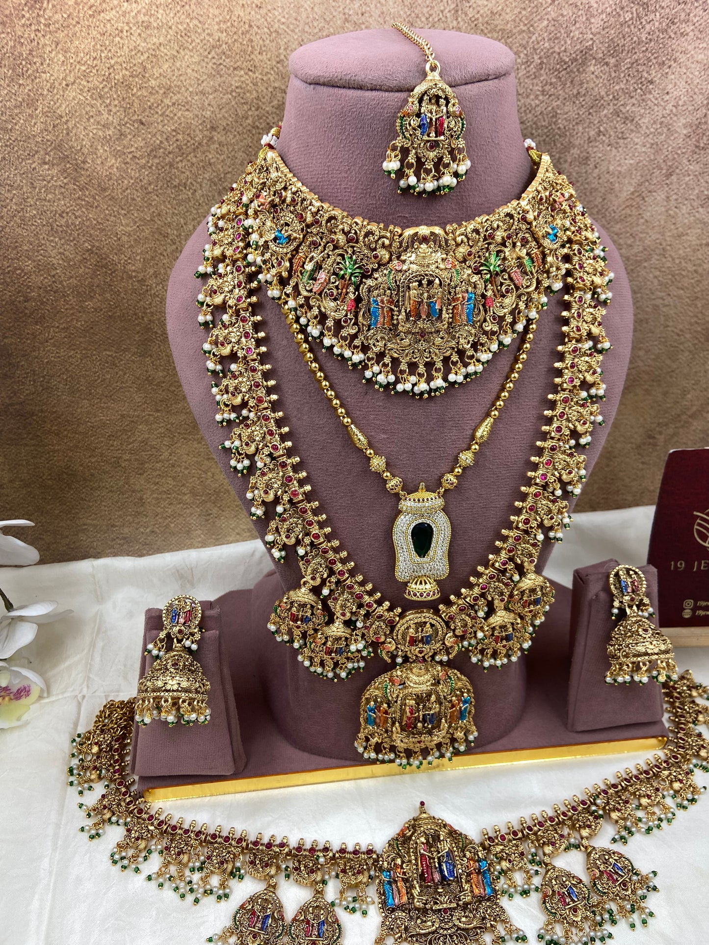 Semi bridal jewellery Sb762-B5