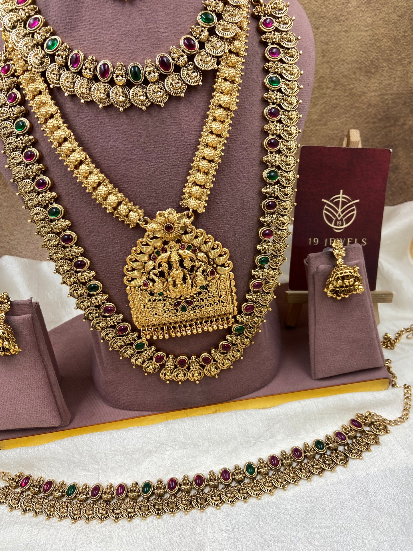Semi bridal jewellery Sb723-E11-C6