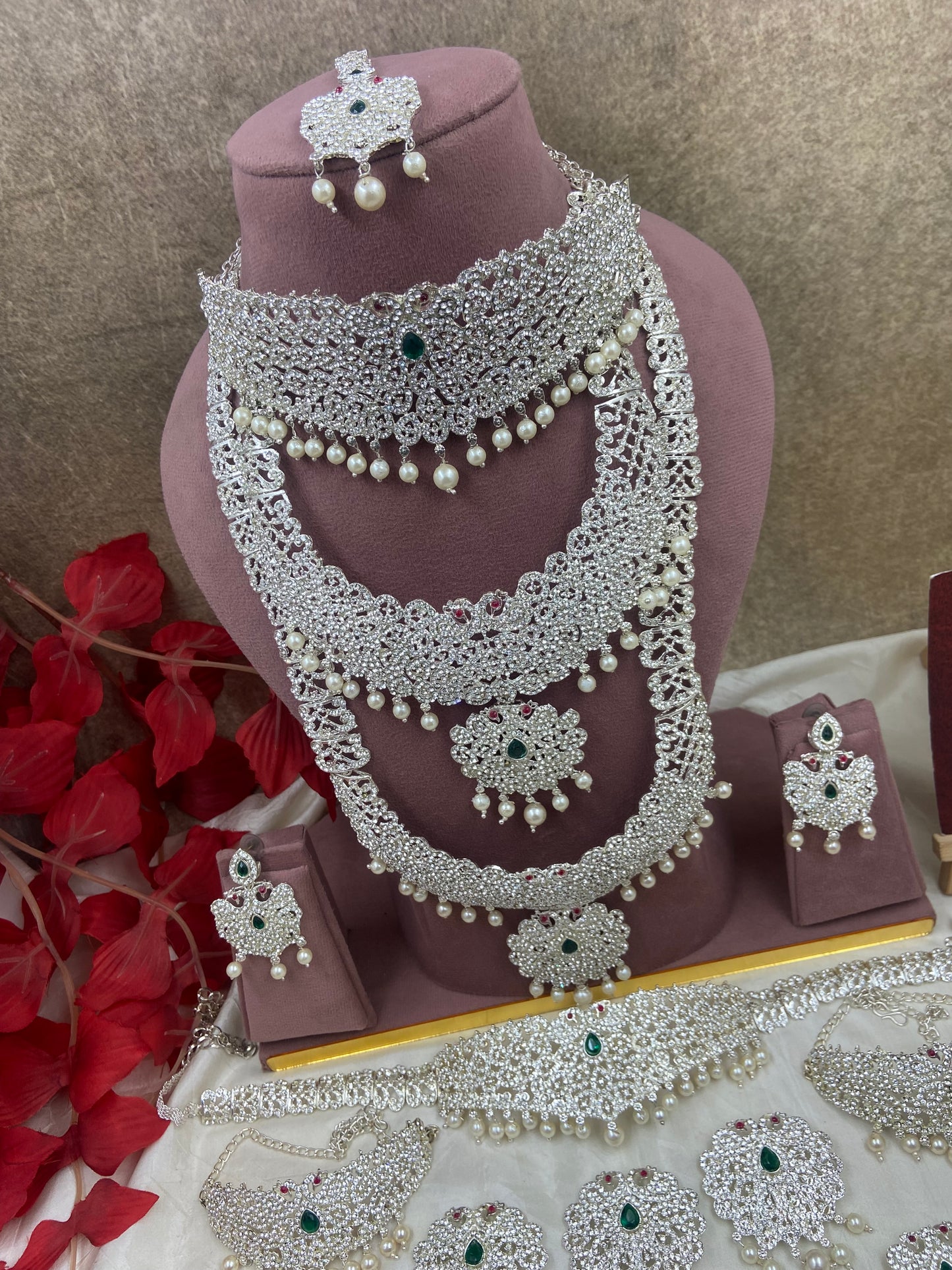 Stone full bridal jewellery Br082
