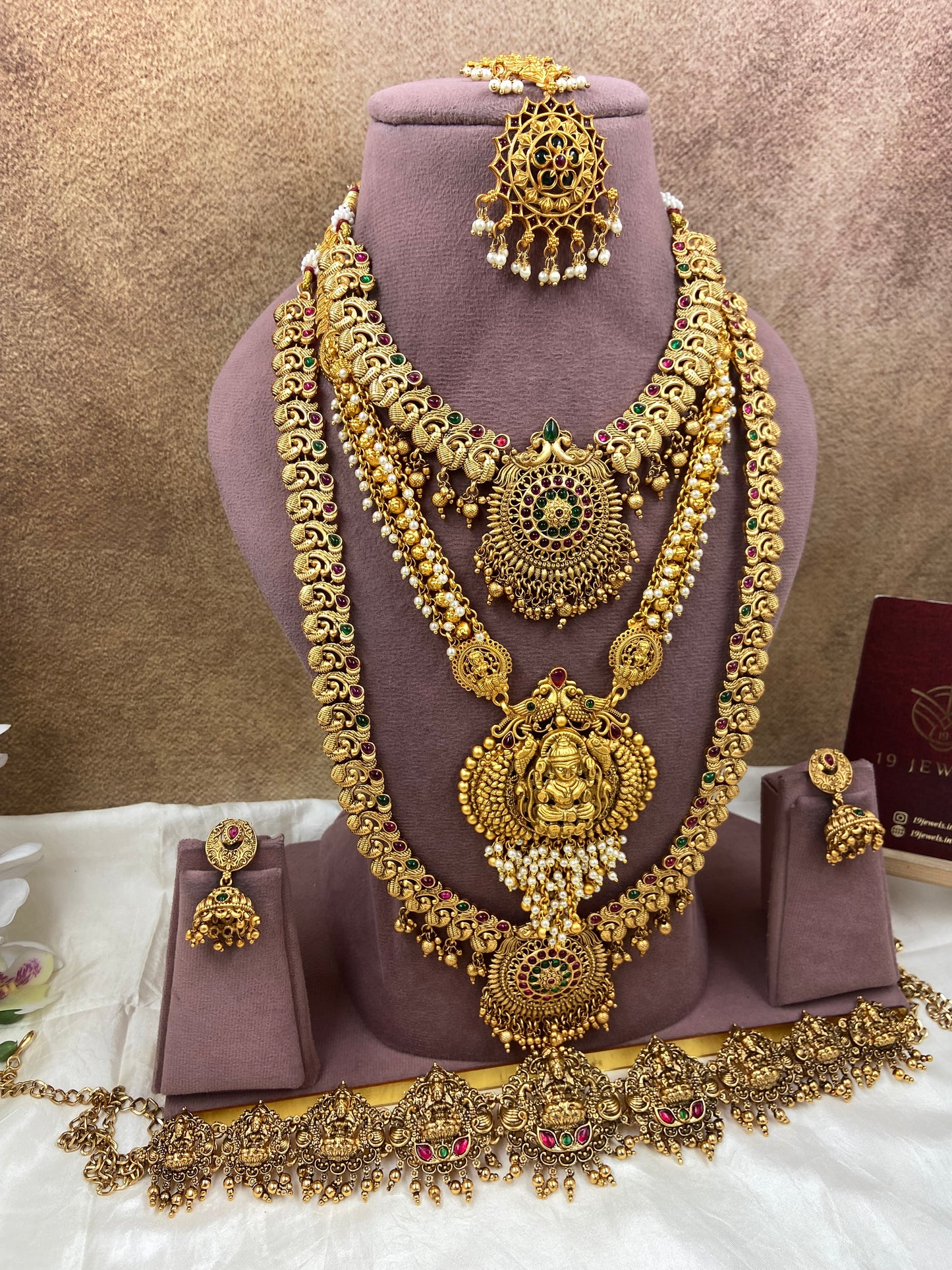 Semi bridal jewellery Sb770-G6-C7