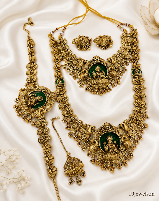 Semi bridal jewellery set Sb792-E10
