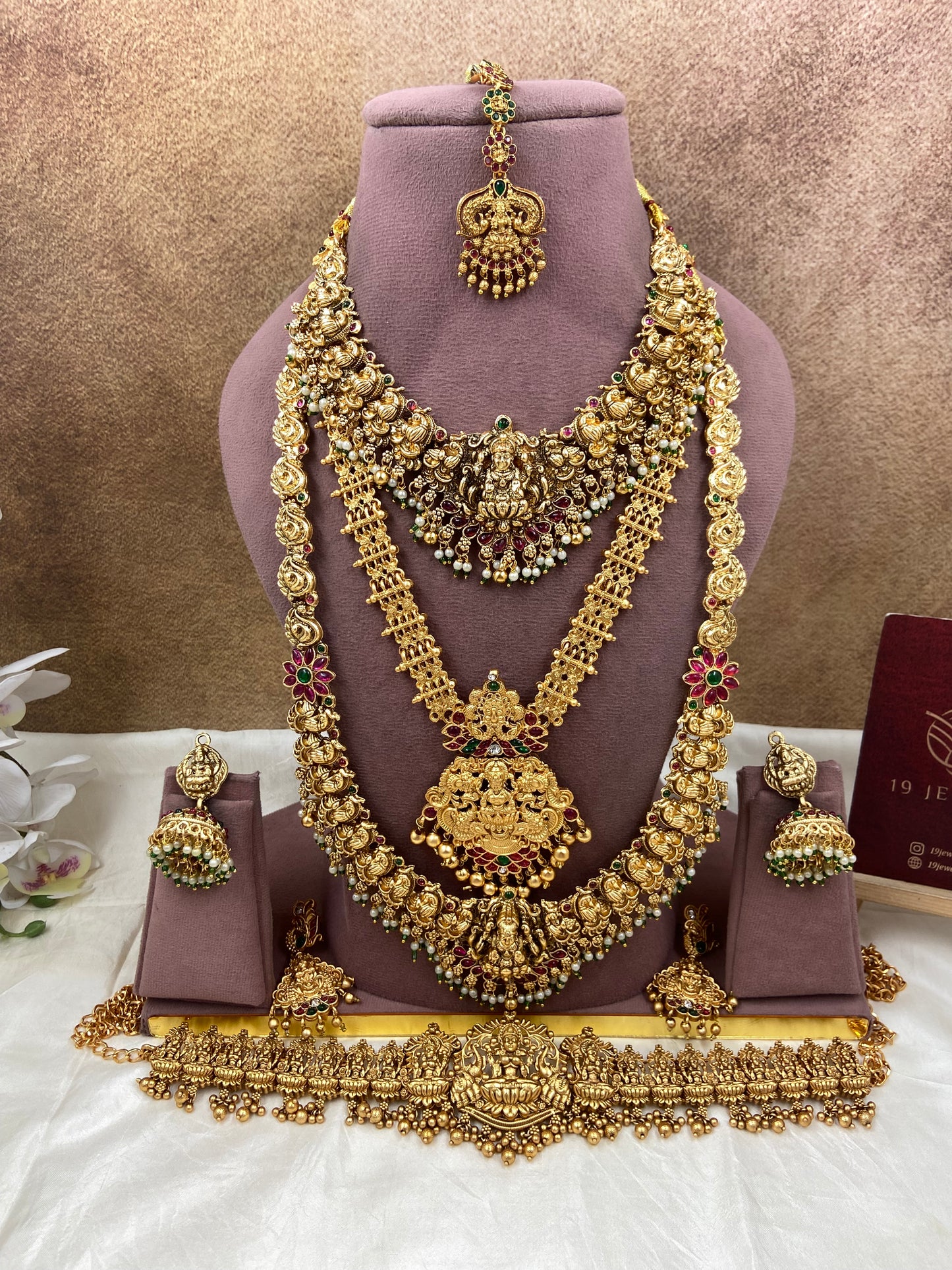 Semi bridal jewellery Sb766-D8–C5