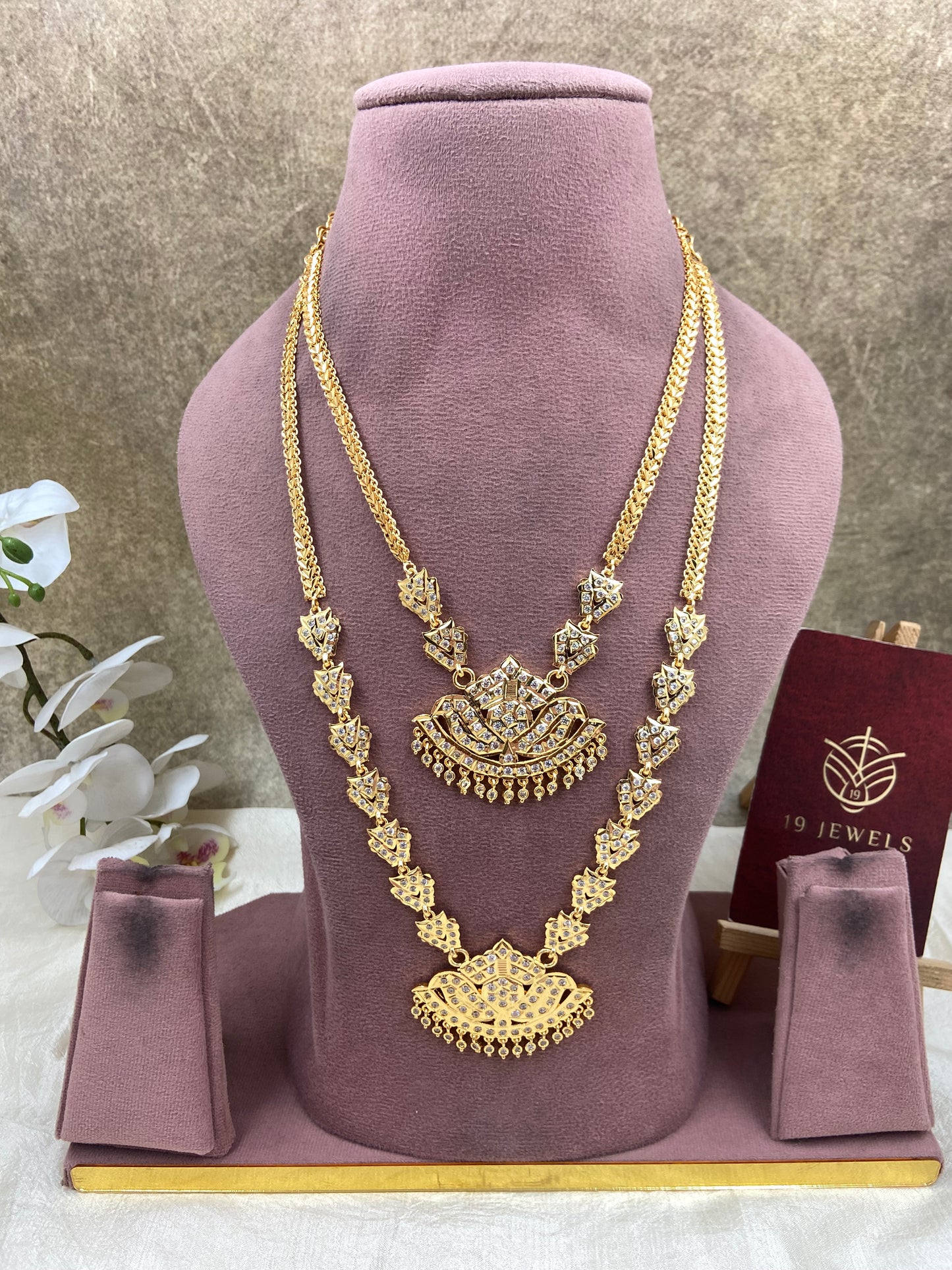 Impon necklace haram set N1320-E15