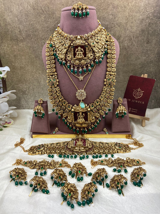 Grand full bridal jewellery Br233