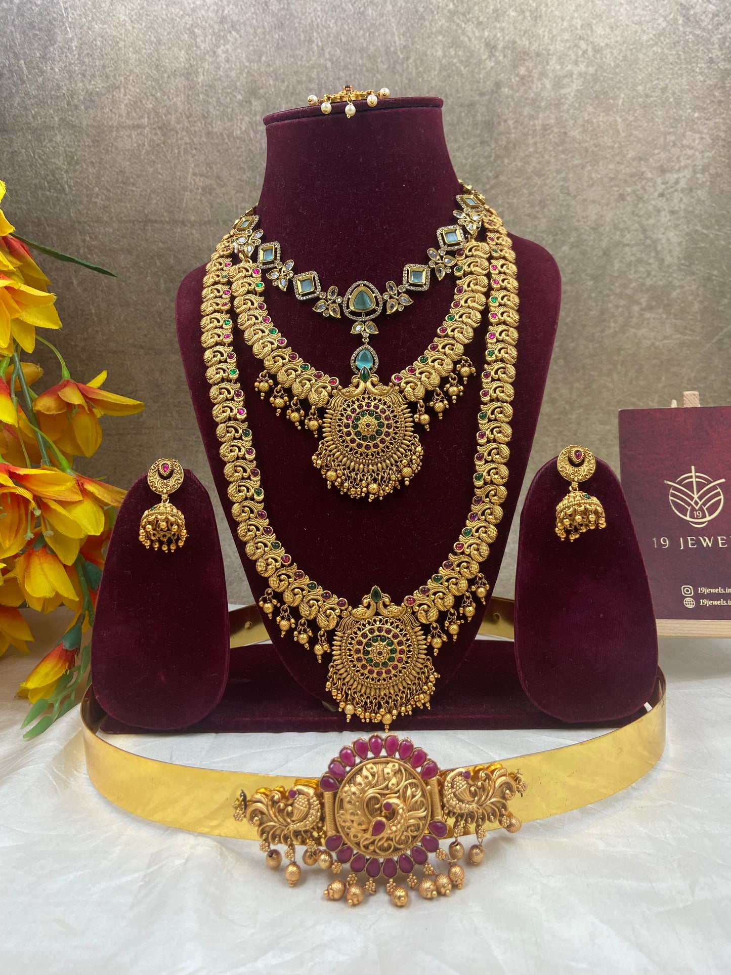Non idol semi bridal jewellery Sb481