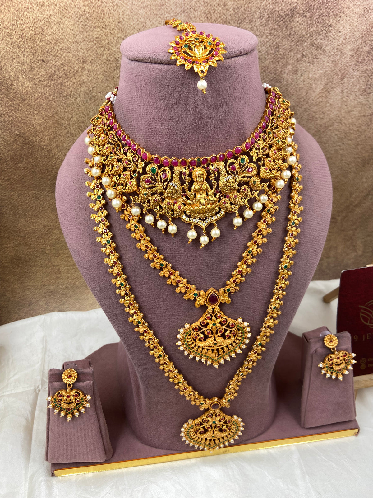 Combo necklace haram set O17