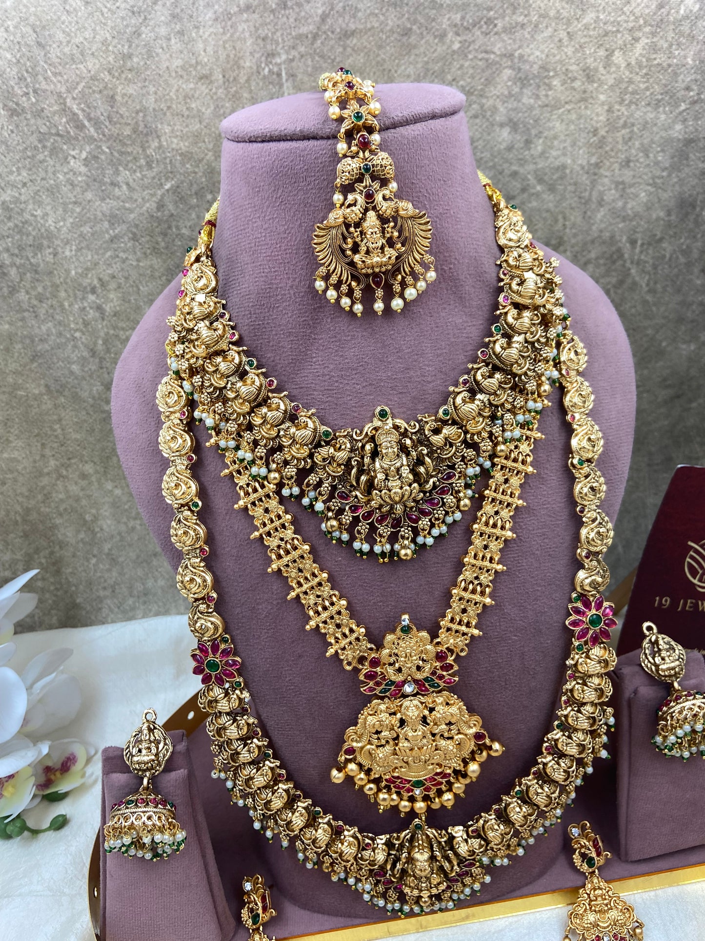 Semi bridal jewellery Sb671-D8-C5