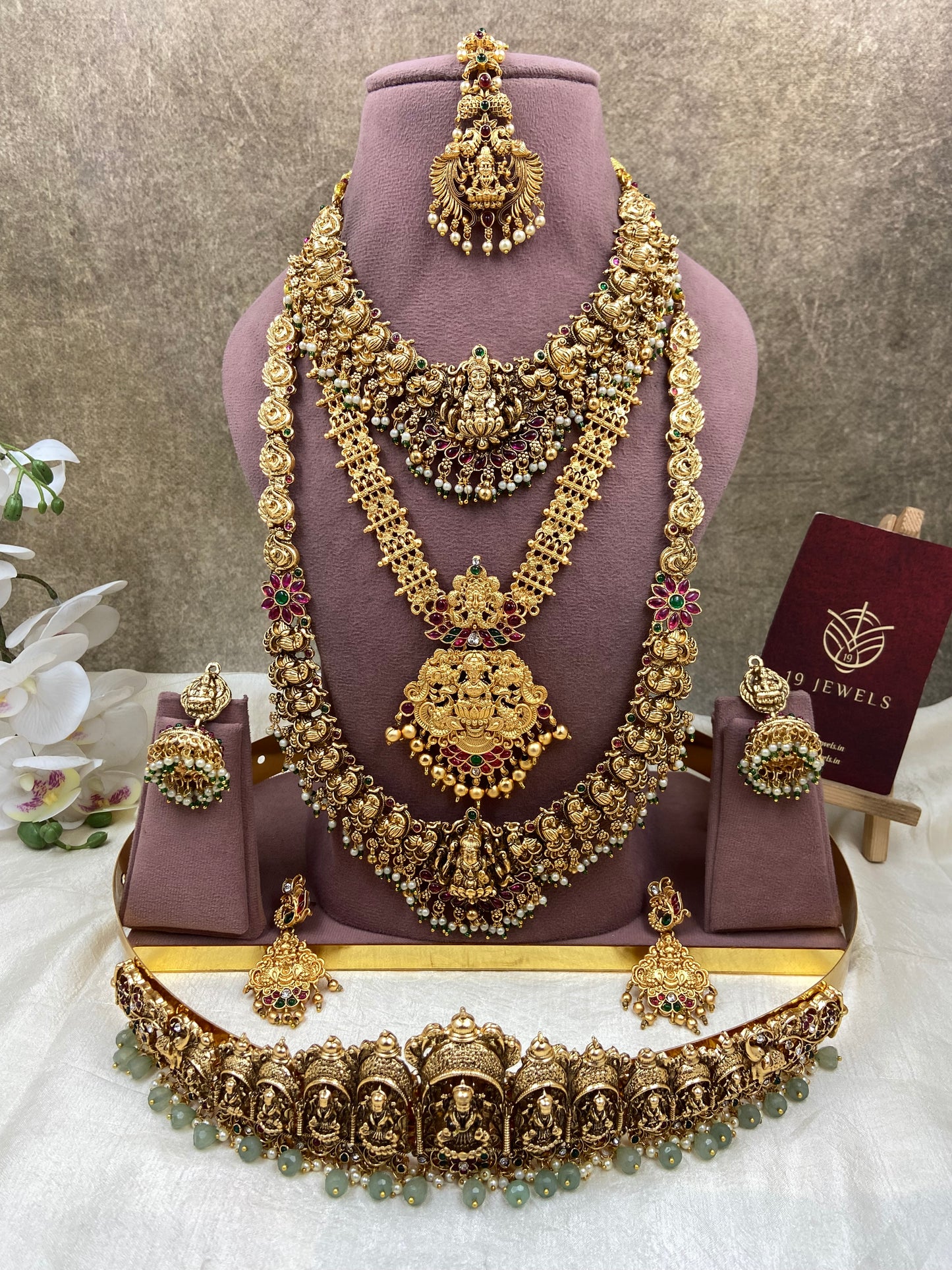 Semi bridal jewellery Sb671-D8-C5