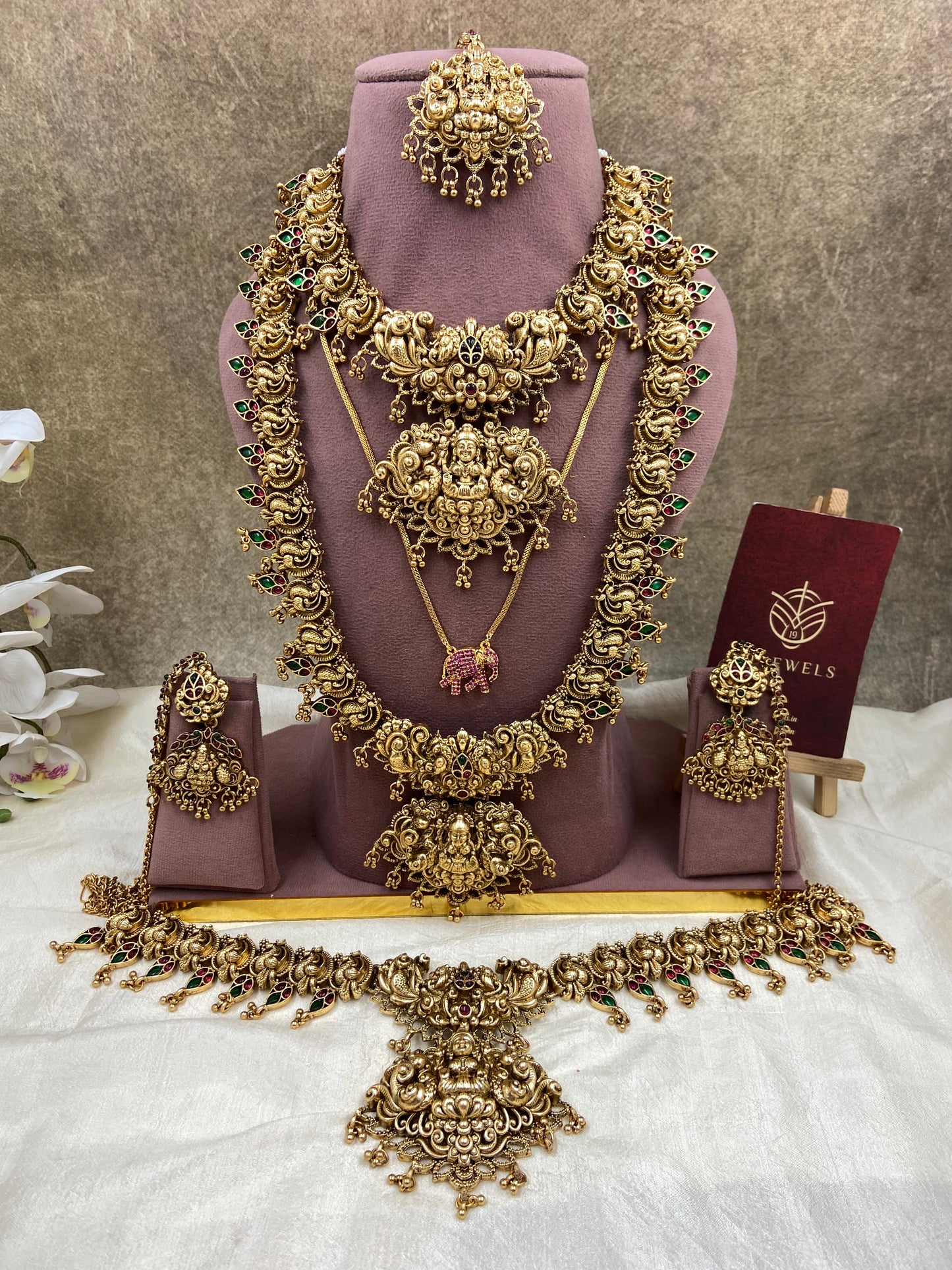 Nakshi semi bridal jewellery Sb659