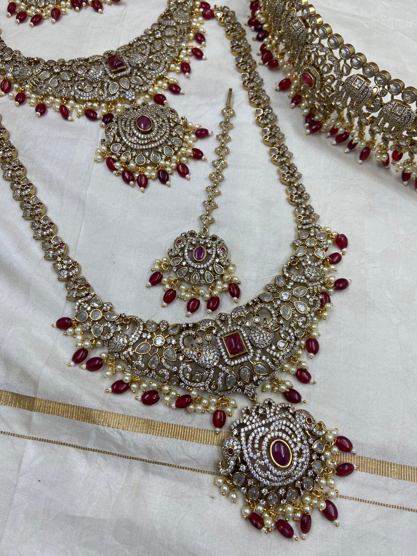 Premium quality Victoria semi bridal jewellery Sb517