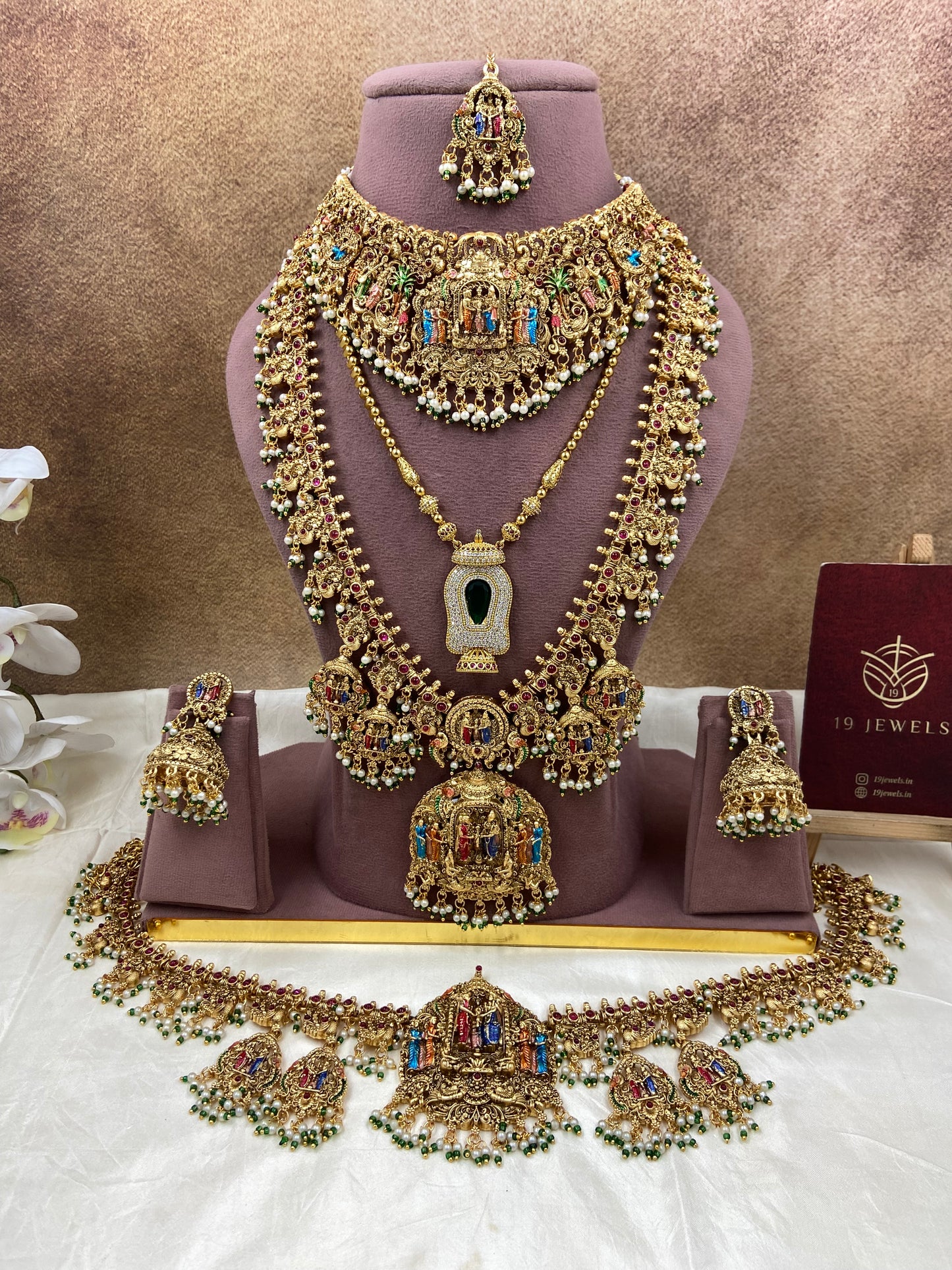 Semi bridal jewellery Sb762-B5