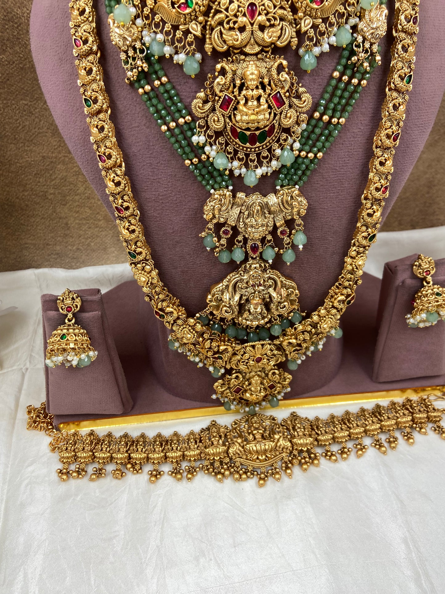 Semi bridal jewellery Sb763-G8-C5