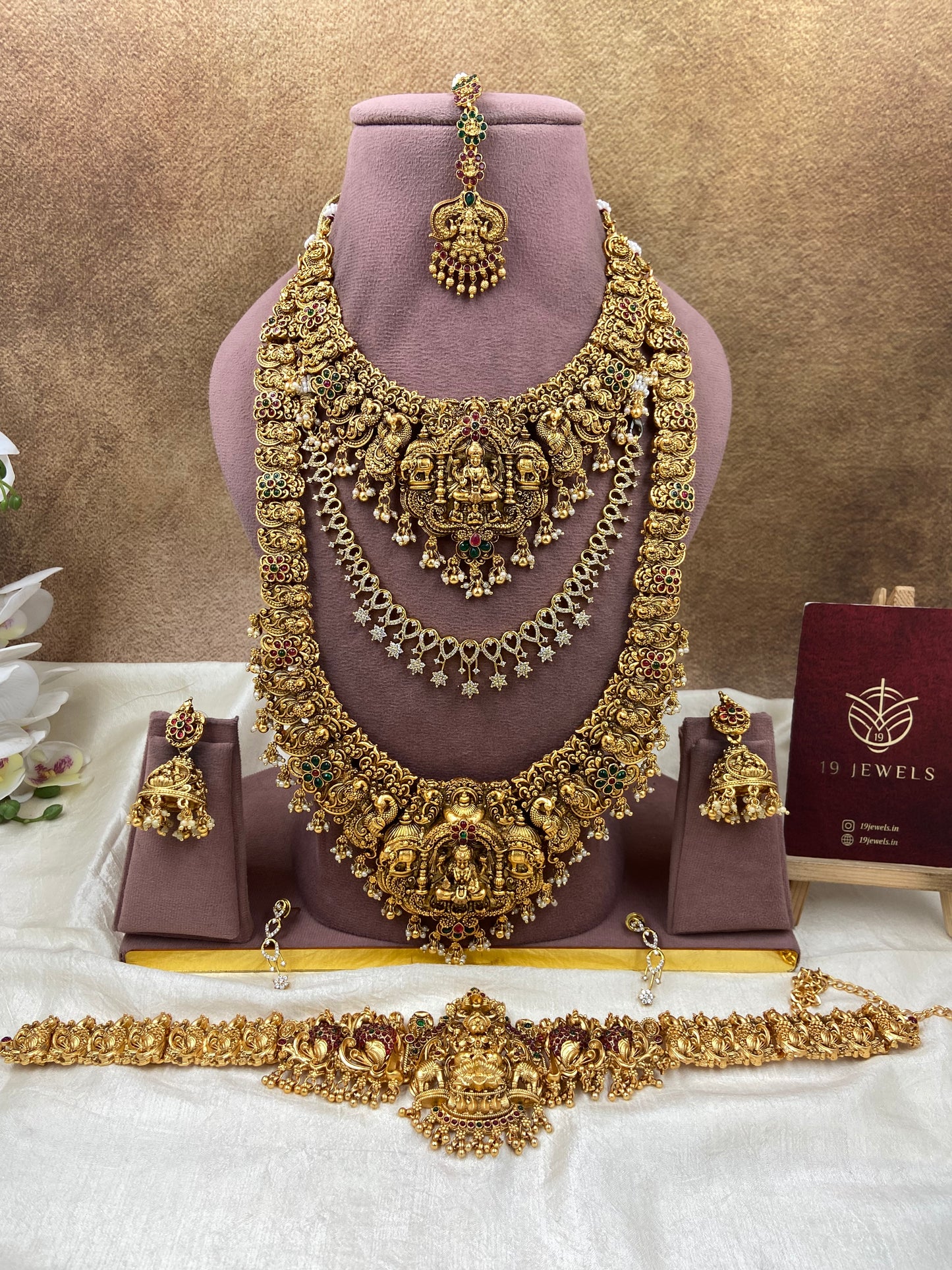 Grand semi bridal Jewellery Sb724-G1-B5