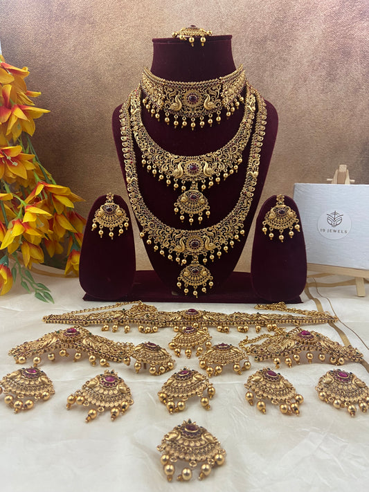 Non idol full bridal jewellery Br109