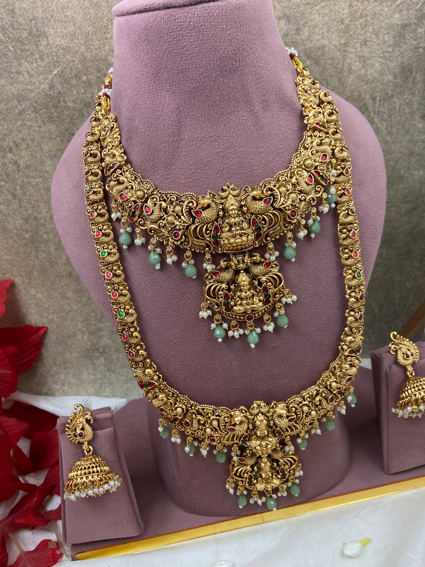 Combo haram and necklace set Sb551