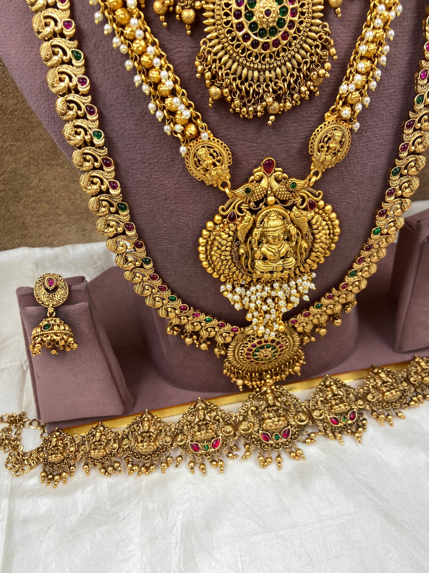Semi bridal jewellery Sb770-G6-C7