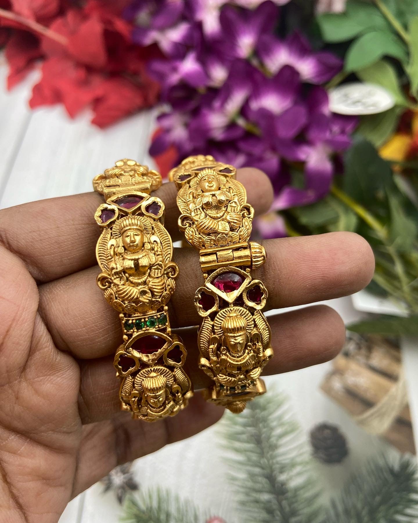 Kempu bangle Bn015