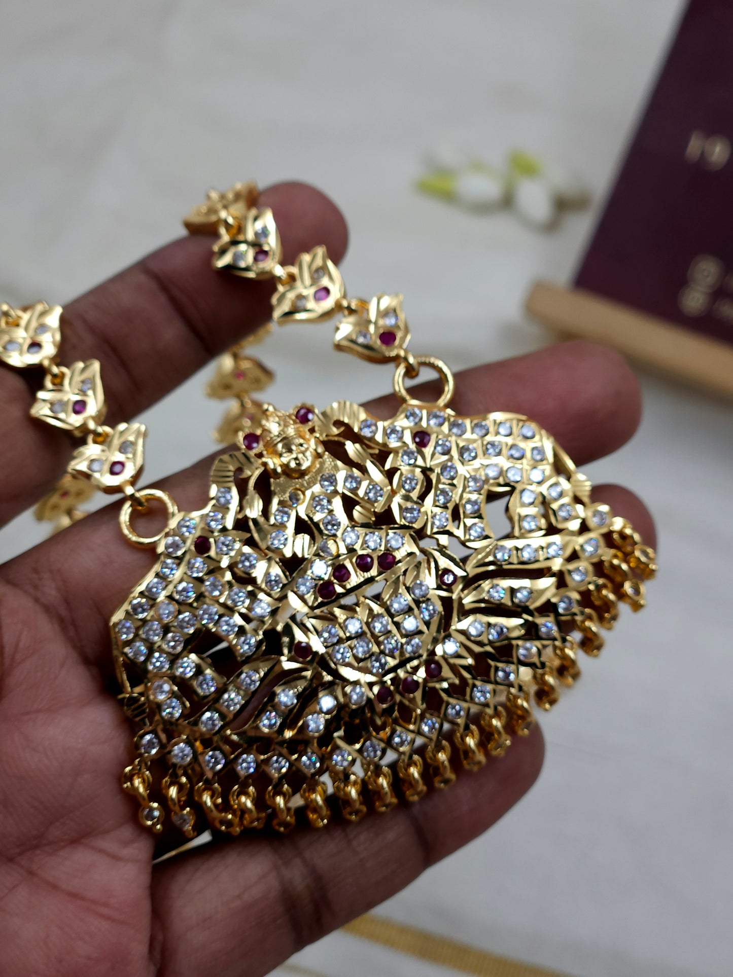 Lakshmi locket chain N1637