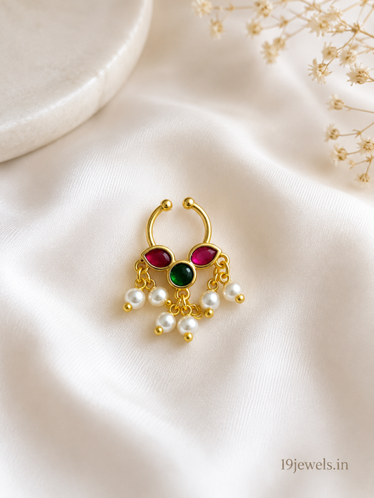 Jadau septum Nose pin 565-J4