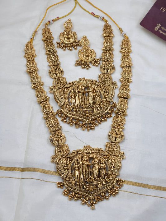 Srinivasa kalyana Combo necklace haram set Sb783-D9