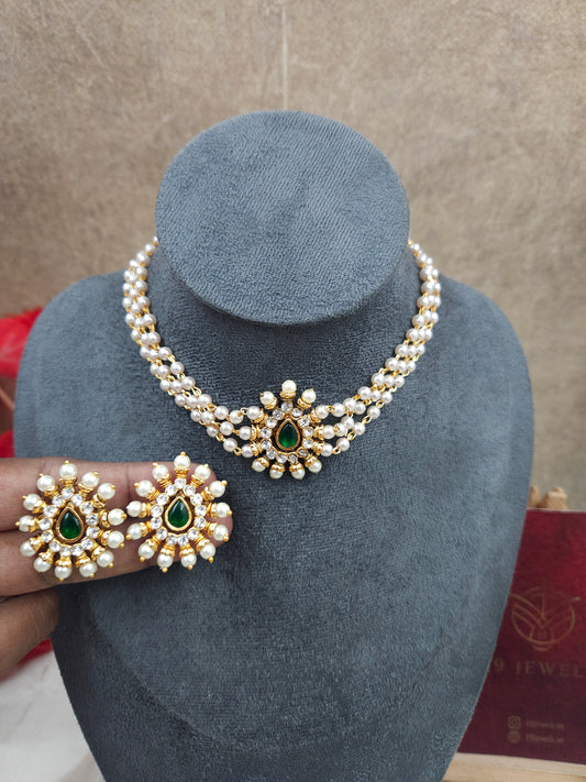 Pearl choker N1149