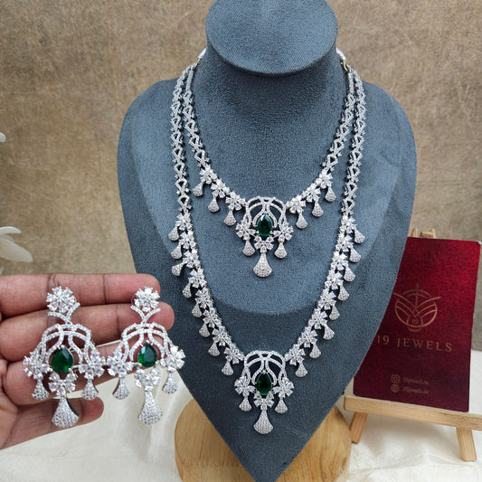 Ad Stone combo necklace haram set N1173
