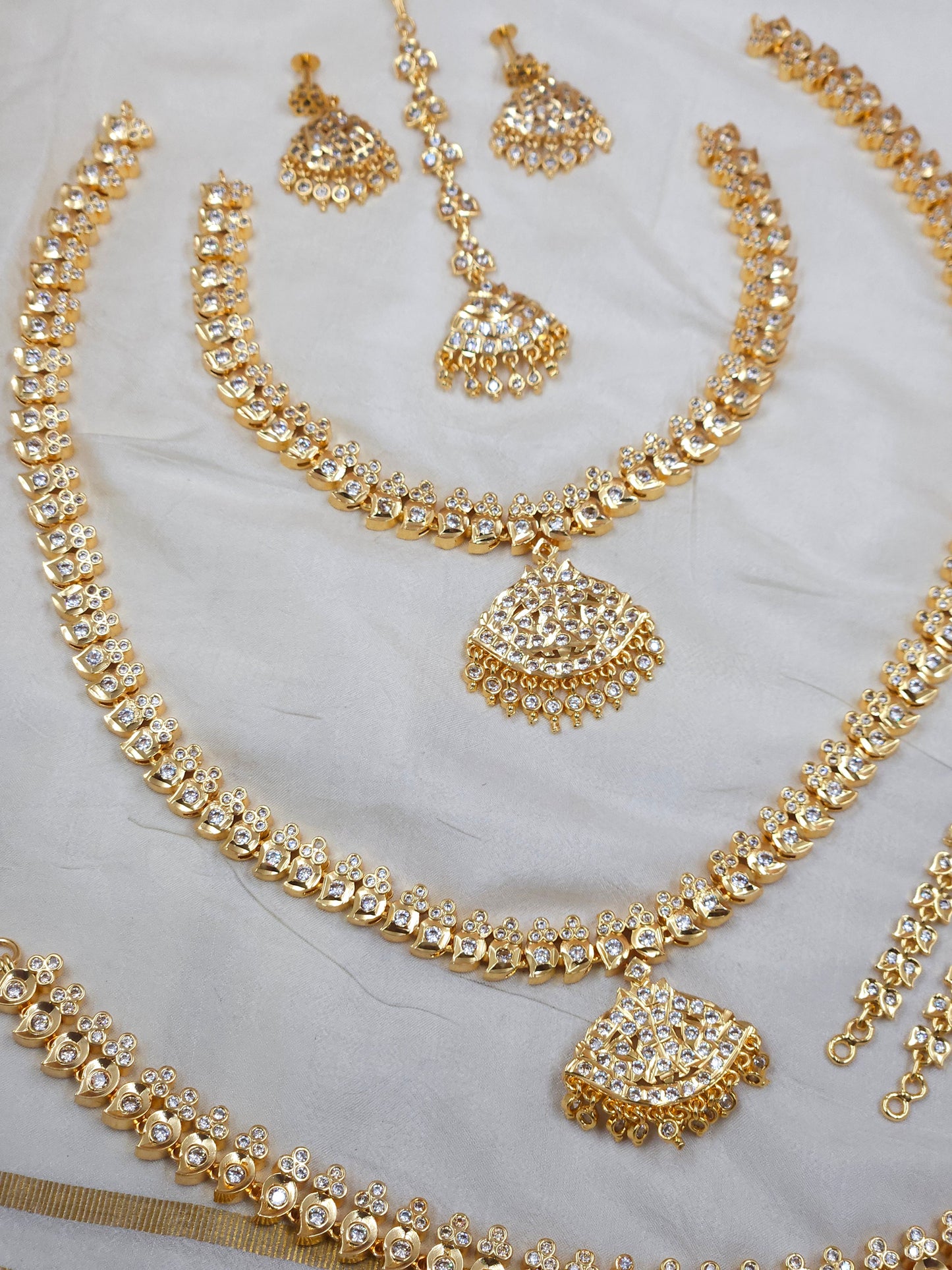 Impon style semi bridal jewellery Sb754-E15