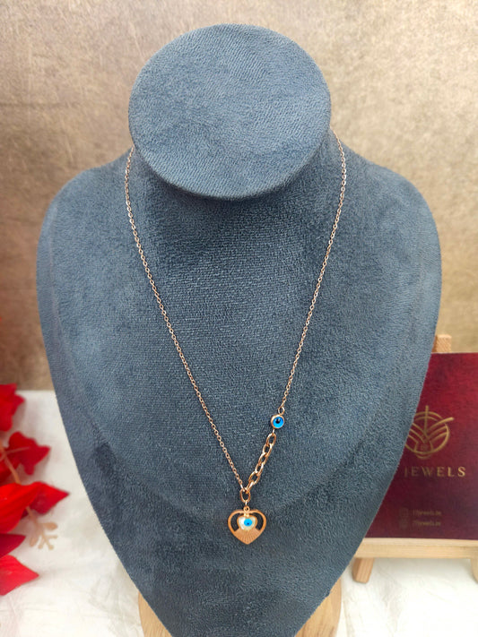 Evil eye anti tarnish chain N1009
